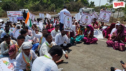 Palghar Ambulance Drivers Protest