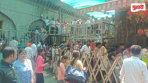 Tuljapur Darshan | उन्हाच्या कडाक्यातही तुळजाभवानी ; देवीच्या दर्शनासाठी भाविकांची रीघ