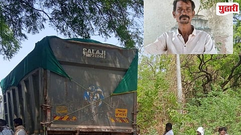 Biloli sand transport truck accident 