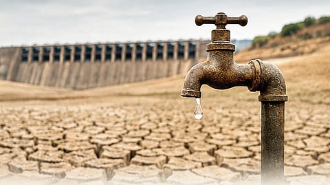 Maharashtra water crisis | राज्यातील दहा धरणे कोरडी; 3500 हून अधिक गावांत टँकर!