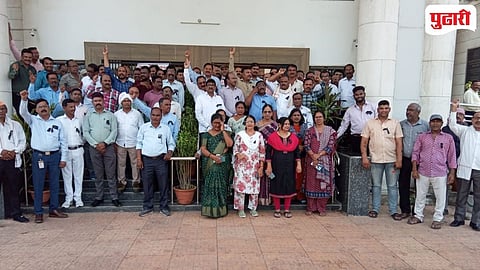 RTMNU non teaching staff protest 