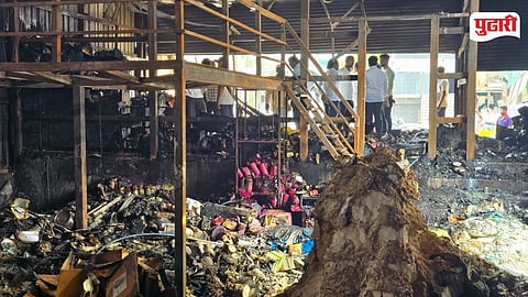 Tikota  agricultural service center fire