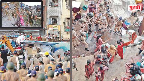 Mumbai Slum Demolition