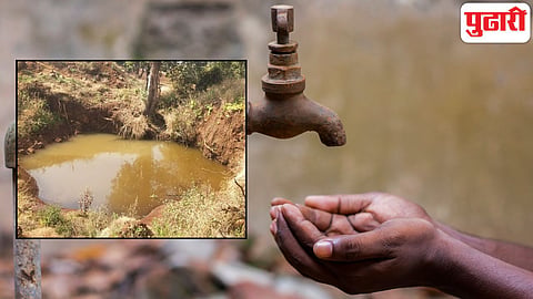 लोकसहभागातून खोदलेली विहीर मुजली आहे. 