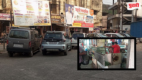 Roha bus stand encroachment
