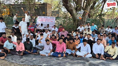 Mathadi workers Protest