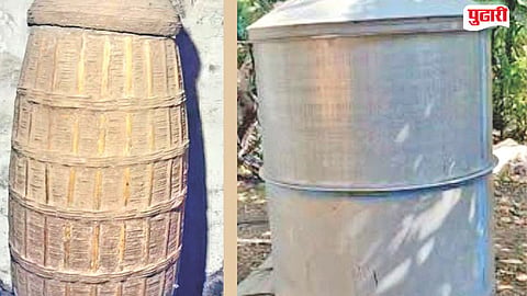 Traditional grain storage