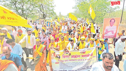 Matang community protest Hingoli
