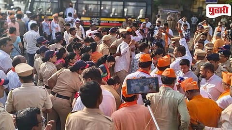 Kalyan Shiv Sainik Ghantanad Andolan 