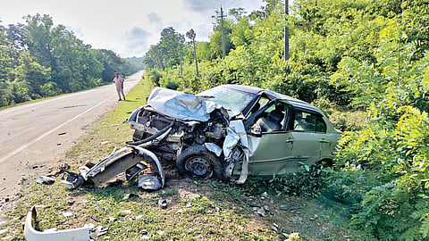 Karnataka Accident: टेंपो-कार धडकेत दोन ठार