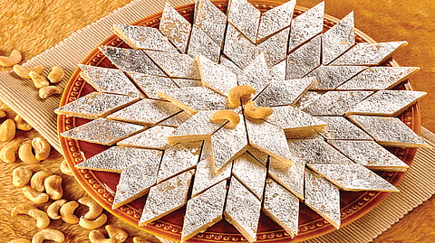 Silver Varakh on Sweets | 
