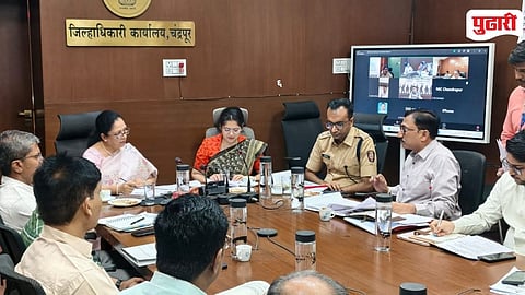 Chandrapur Poll Observer Review Meeting