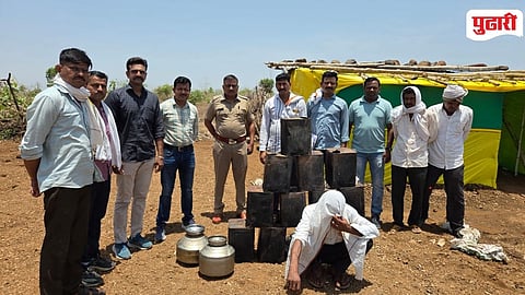 Washim Police Liquor Seizure