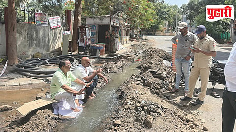 Pimpri Yamunanagar Water Pipeline Burst