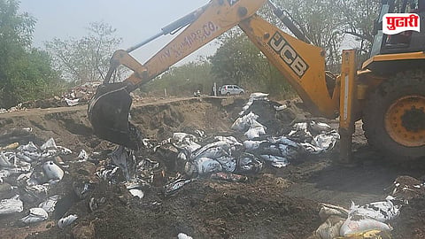 illegal sand mining