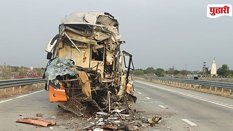Buldhana Bus Truck Collision