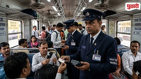 Central   Railway Ticket Checking  