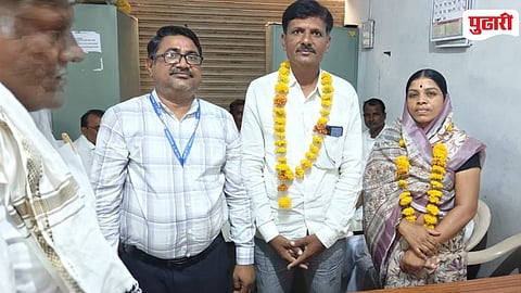 पूर्णा तालुका खरेदी-विक्री संघाच्या  अध्यक्षपदी गणपत  घाटोळ तर उपाध्यक्षपदी मिनाताई   भाकरे यांची निवड करण्यात आली