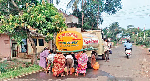 Belgaum water supply: बेळगावला टँकरने पाणीपुरवठा सुरू
