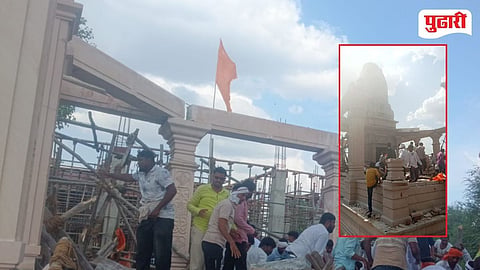 Parbhani Hanuman Temple Collapse | यशवाडीच्या हनुमान मंदिरात मोठी दुर्घटना: सभामंडपाचे बांधकाम कोसळले; ५ भाविकांचा मृत्यू, अनेक भाविक जखमी