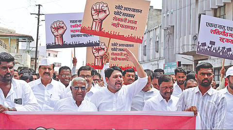 Vishwajit Kadam | शेतकऱ्यांच्या पोटावर पाय ठेवणाऱ्या ‘शक्तिपीठ’ला विरोध : विश्वजित कदम 