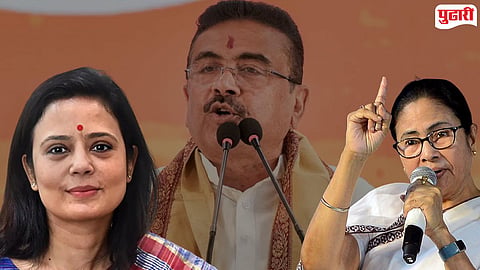 Mahua Moitra and Mamata Banerjee