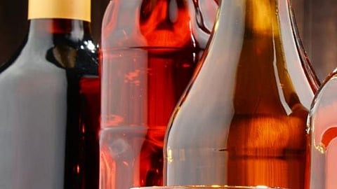 Plastic Bottle Alcohol 