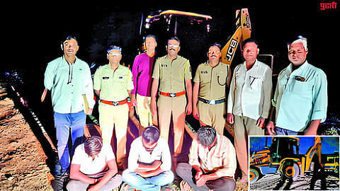 illegal sand mining