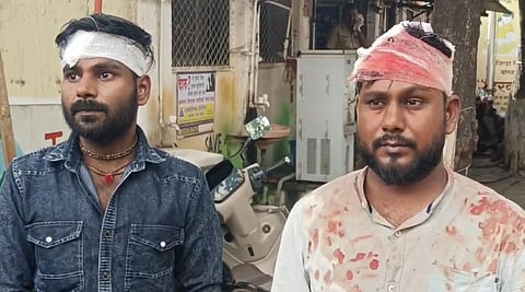Ulhasnagar Crime : उल्हासनगर रेल्वे स्थानक परिसरात नशेखोर तरुणाचा धुमाकूळ; रिक्षाचालक आणि कामगारावर हल्ला