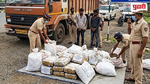 Cannabis Smuggling Bhandara