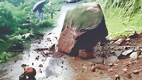 Poladpur landslide: महाबळेश्वरमध्‍ये पावसामुळे पोलादपूर हद्दीत दरड कोसळली 