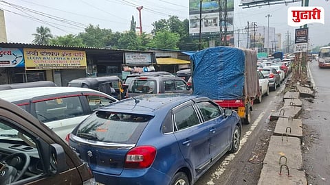 Kalyan Shil Road Traffic Congestion