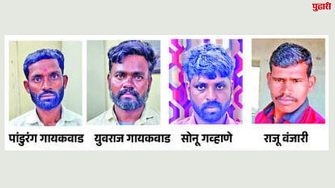 Sambhajinagar Crime News : पत्नीवरून शिवीगाळीचा वाद; मित्राचा खून, तिघे अटकेत