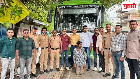 MSRTC bus theft : नागपूरहून चोरीस गेलेली शिवाई बस अमरावतीत जप्त ; आंतरराज्यीय बसचोर गजाआड 