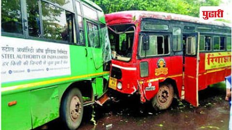 Ratnagiri ST bus accident