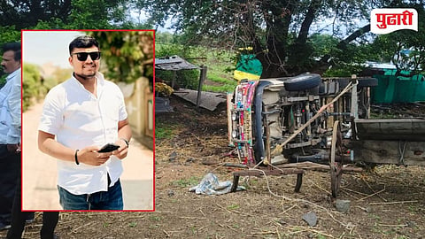 Kaij Taluka Speeding Pickup Truck Collision