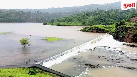 Kolhapur rain update | पालेश्वर लघु मध्यम प्रकल्प ओव्हर फ्लो! 