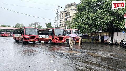 Kalyan heavy rain | कल्याणसह विठ्ठलवाडीच्या एसटी सेवेला अतिवृष्टीचा फटका