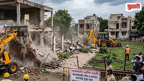 Kamlesh Chaudhary Lawn Illegal Demolition