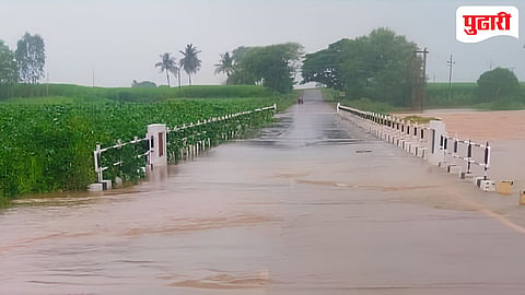 Panchganga river flood : शिरढोण पूलावर पाणी; इचलकरंजी–टाकवडे मार्ग बंद