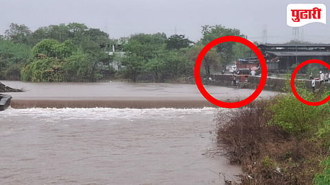 Thane monsoon tourism : श्री मलंगगड भागातील धोकादायक ठिकाणी पर्यटकांची गर्दी