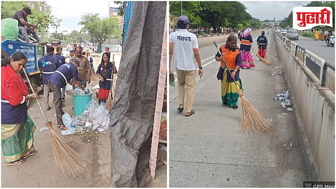 Palkhi Route Cleaning