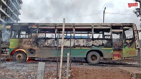 Bhiwandi ST Bus Fire