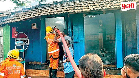 Sanguem Goa Shops Fire