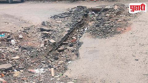 Bhosari Road Damage