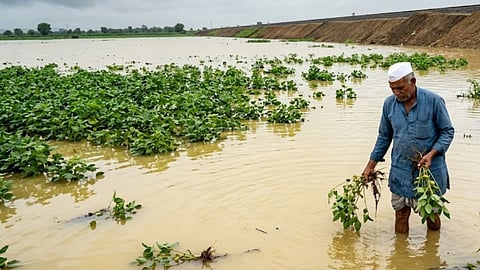 Akola farmers protest