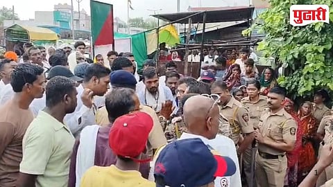 Khadsangi Buffer Zone Protest 