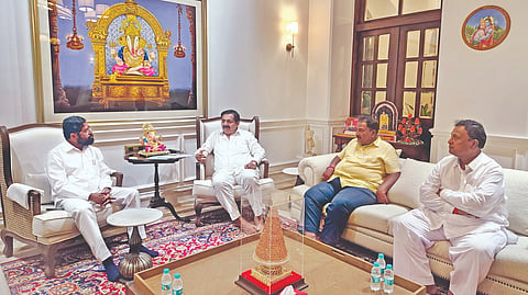 Jayant Patil: उपमुख्यमंत्री एकनाथ शिंदे यांची भेट ईश्वरपूर नगराध्यक्ष अपात्रतेसंबंधी