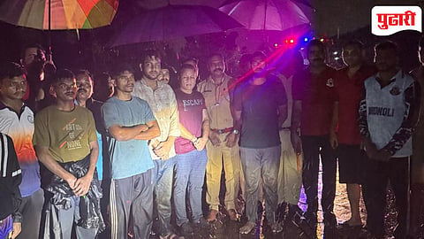 Thane news: 'रिल्स'च्या नादात मलंगगडच्या डोंगरात तिघे अडकले 