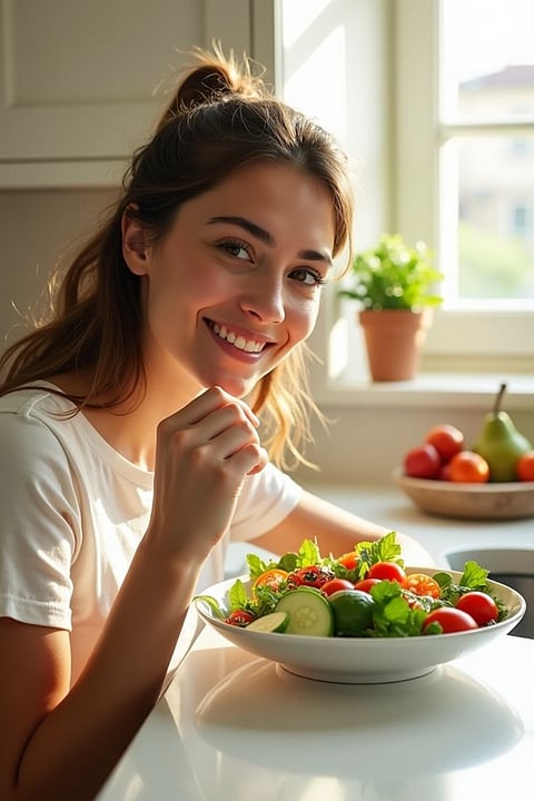 Healthy workplace snacks placed on an office desk to boost energy and stay active all day.